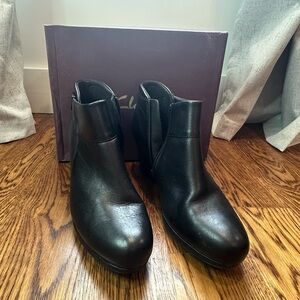 Clarks Black Ankle Boots